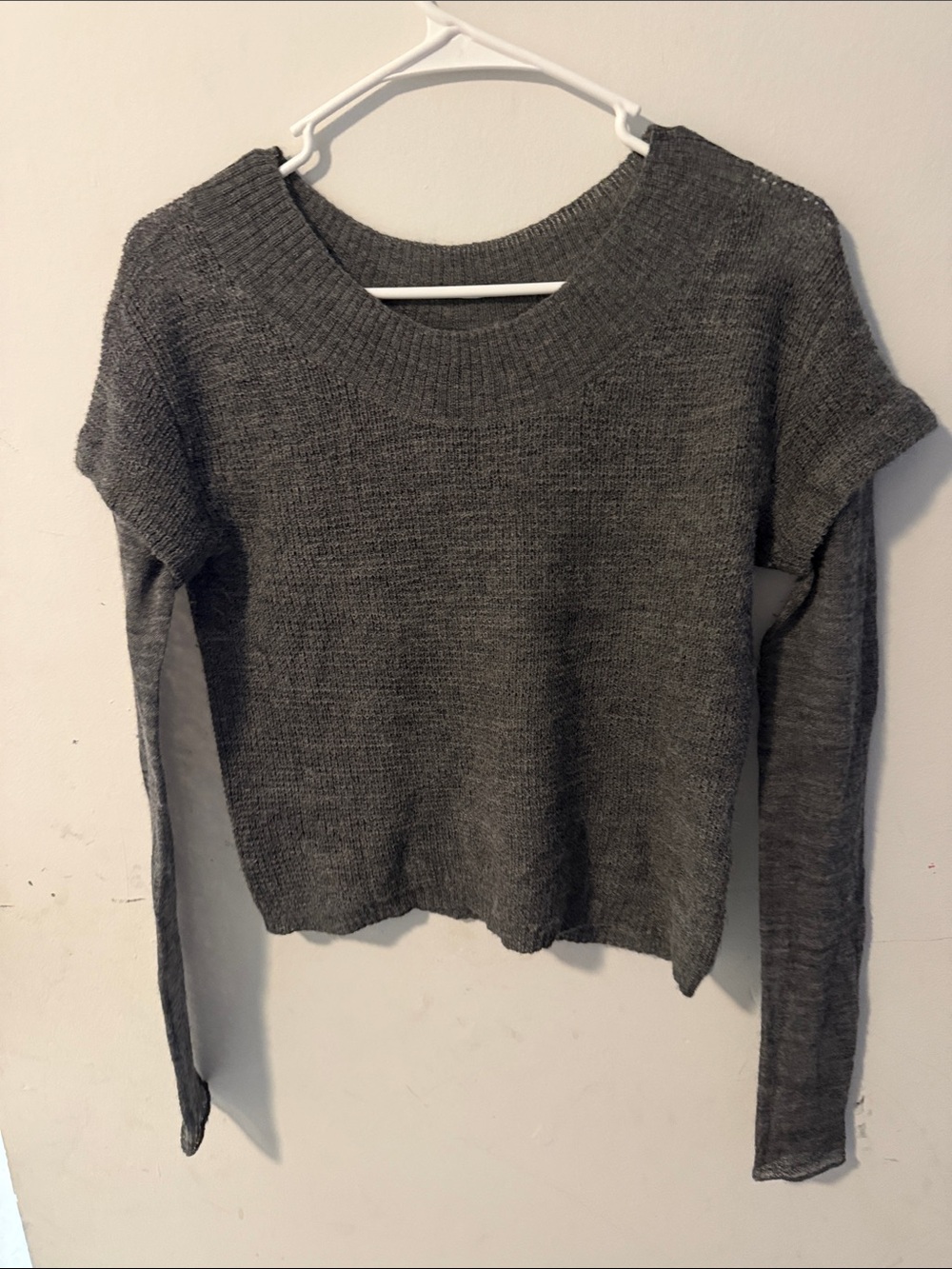 RLX Ralph Lauren Charcoal Knit Crewneck Sweater